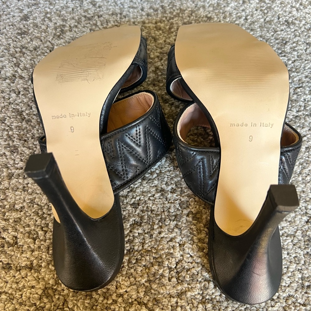 VALENTINO by MARIO VALENTINO Black Jackie Slide Sandal Women's 8 US Size - Picture 13 of 14